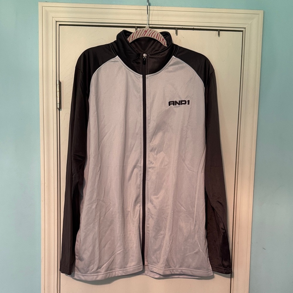 AND1 Black and Gray Men's Jacket‎